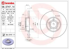 BREMBO 08574714 - DISCO DE FRENO