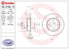 BREMBO 08579610 - DISCO DE FRENO