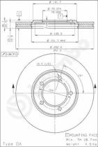 BREMBO 09302110 - DISCO DE FRENO