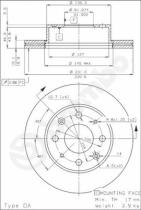 BREMBO 09310410 - DISCO DE FRENO