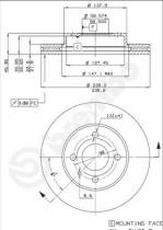 BREMBO 09314010 - DISCO DE FRENO