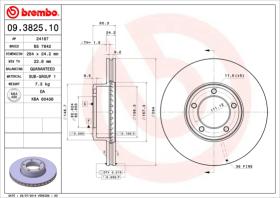 BREMBO 09382510 - DISCO DE FRENO