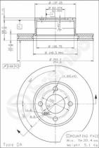 BREMBO 09394610 - DISCO FRENO