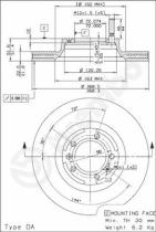 BREMBO 09411510 - DISCO DE FRENO