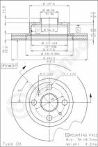 BREMBO 09428910 - DISCO DE FRENO