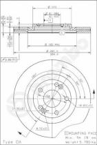 BREMBO 09462610 - DISCO DE FRENO