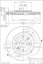 BREMBO 09462620 - DISCO DE FRENO