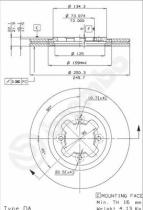 BREMBO 09478910 - DISCO DE FRENO