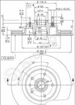 BREMBO 09486110 - DISCO FRENO