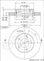 BREMBO 09486610 - DISCO FRENO