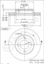 BREMBO 09486630 - DISCO FRENO