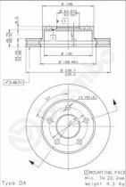 BREMBO 09491440 - DISCO DE FRENO