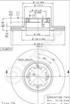 BREMBO 09491910 - DISCO FRENO