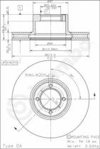 BREMBO 09493310 - DISCO DE FRENO