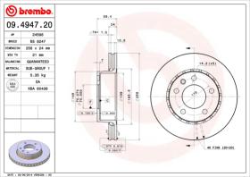 BREMBO 09494720 - DISCO DE FRENO