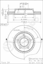 BREMBO 09496410 - DISCO DE FRENO