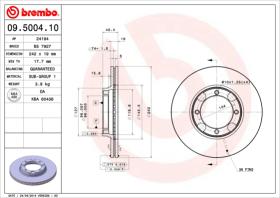 BREMBO 09500410 - DISCO DE FRENO