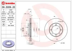 BREMBO 09500920 - DISCO DE FRENO