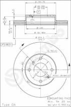 BREMBO 09501010 - DISCO DE FRENO