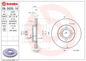 BREMBO 09503310 - DISCO DE FRENO