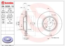 BREMBO 09503510 - DISCO DE FRENO