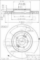 BREMBO 09505410 - DISCO FRENO