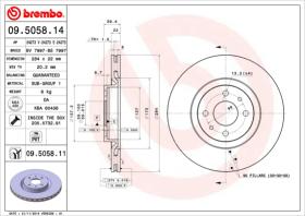 BREMBO 09505814 - DISCO DE FRENO