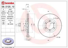 BREMBO 09512510 - DISCO DE FRENO