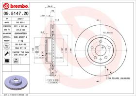 BREMBO 09514720 - DISCO DE FRENO