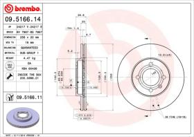 BREMBO 09516614 - DISCO DE FRENO