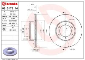 BREMBO 09517314 - DISCO DE FRENO