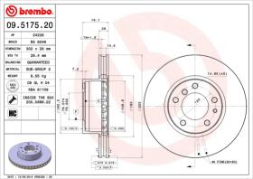 BREMBO 09517520 - DISCO DE FRENO