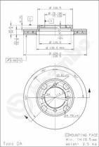 BREMBO 09521410 - DISCO FRENO