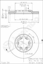 BREMBO 09523210 - DISCO FRENO