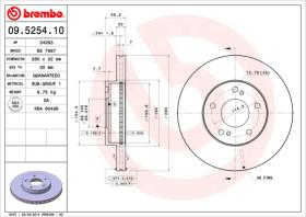 BREMBO 09525410 - DISCO DE FRENO