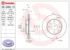 BREMBO 09528210 - DISCO DE FRENO