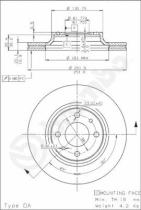 BREMBO 09530710 - DISCO DE FRENO