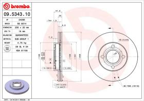 BREMBO 09534310 - DISCO DE FRENO