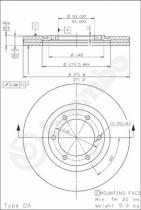 BREMBO 09551110 - DISCO DE FRENO