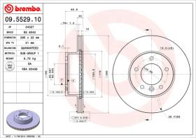 BREMBO 09552910 - DISCO FRENO