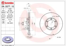 BREMBO 09557710 - DISCO DE FRENO