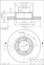 BREMBO 09565220 - DISCO FRENO