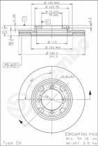 BREMBO 09565410 - DISCO FRENO