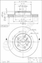 BREMBO 09567610 - DISCO FRENO