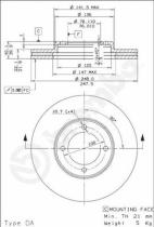 BREMBO 09567810 - DISCO FRENO