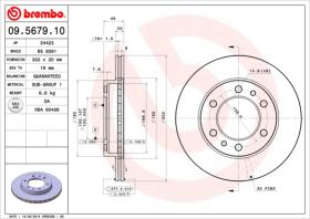 BREMBO 09567910 - DISCO DE FRENO