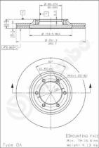 BREMBO 09570510 - DISCO DE FRENO