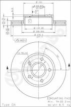 BREMBO 09579510 - DISCO DE FRENO