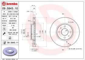 BREMBO 09584310 - DISCO DE FRENO