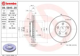 BREMBO 09584520 - DISCO DE FRENO